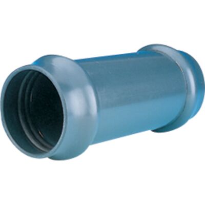 Wavin 90 Mm Pvc-Skydemuffe, Grå, Pn10 Wavin 90 Mm Pvc-Skydemuffe, Grå, Pn10
