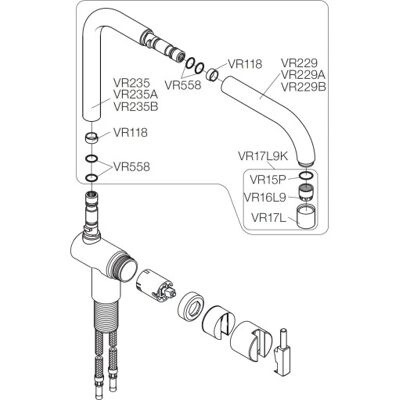 Vola Kv1 Komplet Tud I Krom - Model Fra Og Med 06/2016 Vola Kv1 Komplet Tud I Krom - Model Fra Og Med 06/2016