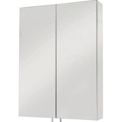 Croydex Anton Dobbelt Dør Rustfrit Stål Skab - cabinet Croydex Anton Dobbelt Dør Rustfrit Stål Skab - cabinet