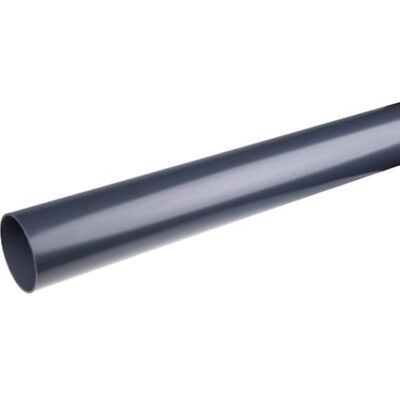Plastmo Nedløbsrør Ø110 Mm I Grafit - 6 Meter Plastmo Nedløbsrør Ø110 Mm I Grafit - 6 Meter
