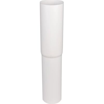 Plastmo Lige Nedførsel I Hvid Med Til Ø75 Mm Nedløb Plastmo Lige Nedførsel I Hvid Med Til Ø75 Mm Nedløb