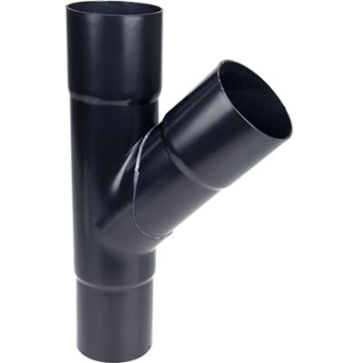 Plastmo 75° Grenrør I Sort Med Ø75 Mm Nedløb Plastmo 75° Grenrør I Sort Med Ø75 Mm Nedløb