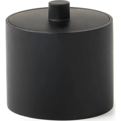 GEDY Brenda - Sort mat kosmetikboks - 100x100x95mm GEDY Brenda - Sort mat kosmetikboks - 100x100x95mm