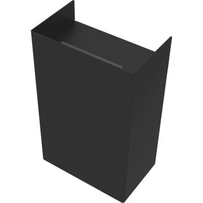 FINK Sort toilet affaldsspand 23x37x14 cm - Affaldsspand til badeværelse FINK Sort toilet affaldsspand 23x37x14 cm - Affaldsspand til badeværelse