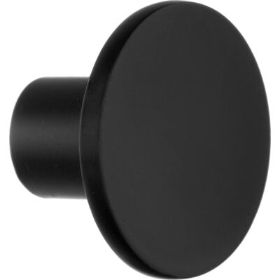 Beslagsboden Knop, Mat Sort Beslagsboden Knop, Mat Sort