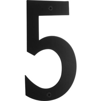 Beslagsboden Husnummer 5, Sort Beslagsboden Husnummer 5, Sort