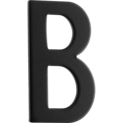 Beslagsboden Rustfri Postkassebogstav, B, Sort Beslagsboden Rustfri Postkassebogstav, B, Sort