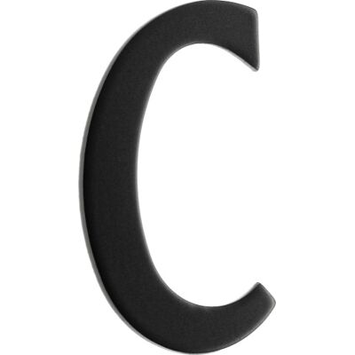 Beslagsboden Rustfri Postkassebogstav, C, Sort Beslagsboden Rustfri Postkassebogstav, C, Sort