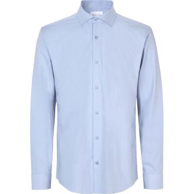 Seven Seas Hybrid Modern Fit Skjorte, Lys Blå, M Seven Seas Hybrid Modern Fit Skjorte, Lys Blå, M
