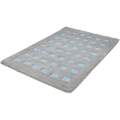 Kleine Wolke Boxes Bademåtte, 60x90 Cm, Blå/grå Kleine Wolke Boxes Bademåtte, 60x90 Cm, Blå/grå