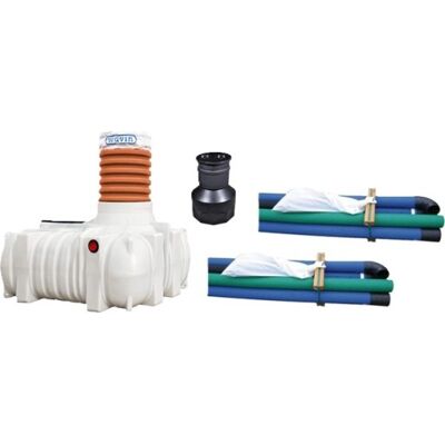 Wavin 2200 L 3-Kammertank T/gravitation M/brønd/sivstrenge, 5pe Wavin 2200 L 3-Kammertank T/gravitation M/brønd/sivstrenge, 5pe