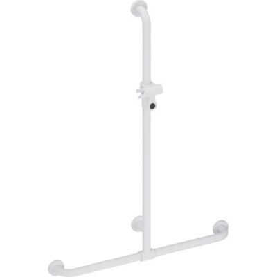 Hewi 801 T Støttegreb/brusestang, 76,2x125 Cm, Mat Hvid Hewi 801 T Støttegreb/brusestang, 76,2x125 Cm, Mat Hvid