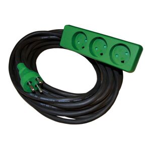 Blue Electric Kabelsæt Med Jord, Grøn/sort