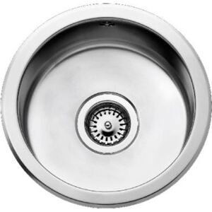 Intra Barents Bc313-R02 Køkkenvask, Ø38 Cm, Rustfrit Stål Intra Barents Bc313-R02 Køkkenvask, Ø38 Cm, Rustfrit Stål