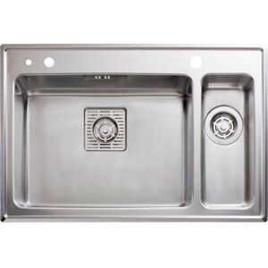 Intra Frame Fr78sxhlf Køkkenvask, 78x51 Cm, Rustfrit Stål Intra Frame Fr78sxhlf Køkkenvask, 78x51 Cm, Rustfrit Stål