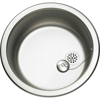 Intra Barents Bkc380-R01 Køkkenvask, Ø43 Cm, Rustfrit Stål Intra Barents Bkc380-R01 Køkkenvask, Ø43 Cm, Rustfrit Stål
