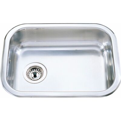 Intra Juvel Barents Vask Ba480 48x34 Cm Til Underlimning, Med Strainer Intra Juvel Barents Vask Ba480 48x34 Cm Til Underlimning, Med Strainer