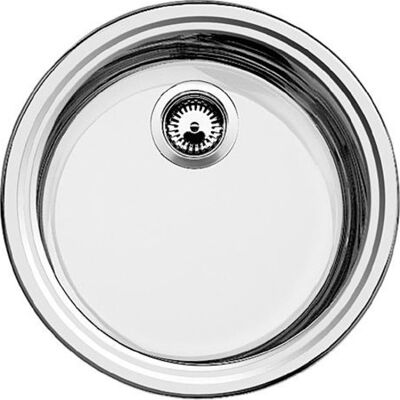 Blanco Rondosol Køkkenvask, Ø46 Cm, Rustfrit Stål Blanco Rondosol Køkkenvask, Ø46 Cm, Rustfrit Stål