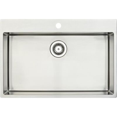Lavabo Kubus 720 Soft Køkkenvask, 74x50 Cm, Rustfrit Stål Lavabo Kubus 720 Soft Køkkenvask, 74x50 Cm, Rustfrit Stål