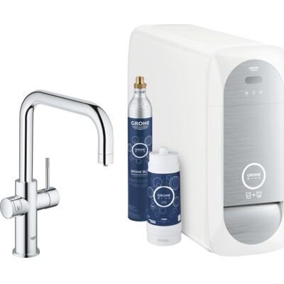 Grohe Blue Home Køkkenarmatur, Afkølet Vand, Brus, Krom Grohe Blue Home Køkkenarmatur, Afkølet Vand, Brus, Krom