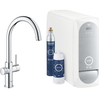 Grohe Blue Home Køkkenarmatur, Afkølet Vand, Brus, Krom Grohe Blue Home Køkkenarmatur, Afkølet Vand, Brus, Krom