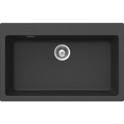 Intra Granite Primus N100 Xl Køkkenvask, 79x50 Cm, Sort Intra Granite Primus N100 Xl Køkkenvask, 79x50 Cm, Sort