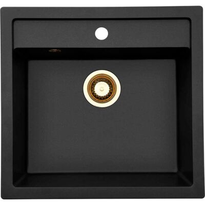 Lavabo Jupiter 60 Køkkenvask, 55,6x52,6 Cm, Sort Lavabo Jupiter 60 Køkkenvask, 55,6x52,6 Cm, Sort
