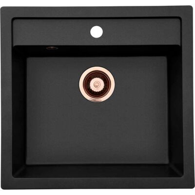 Lavabo Jupiter 60 Køkkenvask, 55,6x52,6 Cm, Sort Lavabo Jupiter 60 Køkkenvask, 55,6x52,6 Cm, Sort