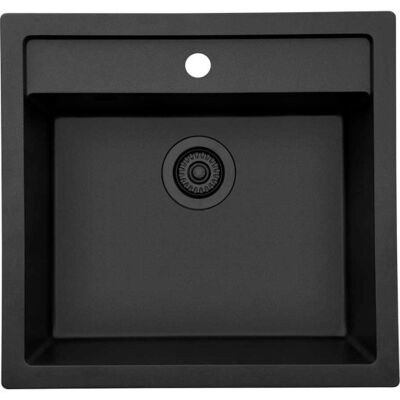 Lavabo Jupiter 60 Køkkenvask, 55,6x52,6 Cm, Sort Lavabo Jupiter 60 Køkkenvask, 55,6x52,6 Cm, Sort