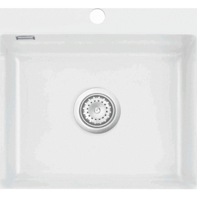 Lavabo Mera 57 Køkkenvask, 57,5x51 Cm, Hvid Lavabo Mera 57 Køkkenvask, 57,5x51 Cm, Hvid