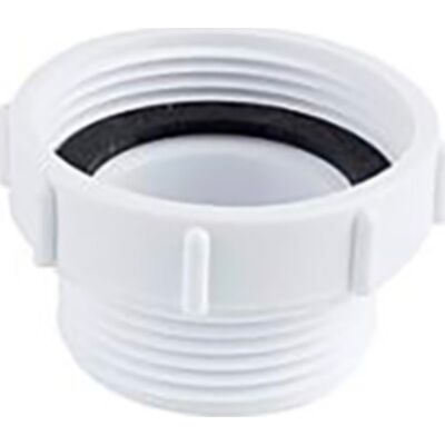 Intra Spidsmuffe 1 1/2" - 1 1/4", Hvid Intra Spidsmuffe 1 1/2" - 1 1/4", Hvid