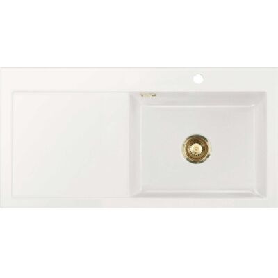 Lavabo Mera 100 Sl Køkkenvask, 100x51 Cm, Hvid Lavabo Mera 100 Sl Køkkenvask, 100x51 Cm, Hvid