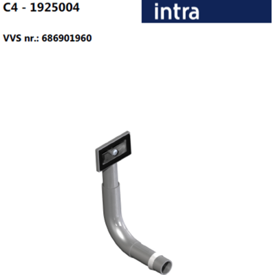 Intra Juvel C4 Overløbssæt Kompl. Ribb.Ovl. Vertical Intra Juvel C4 Overløbssæt Kompl. Ribb.Ovl. Vertical