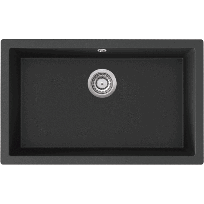 Lavabo Jupiter 800 Køkkenvask, 75,6x46,6 Cm, Sort Lavabo Jupiter 800 Køkkenvask, 75,6x46,6 Cm, Sort