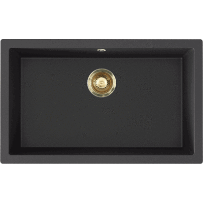 Lavabo Jupiter 800 Køkkenvask, 75,6x46,6 Cm, Sort Lavabo Jupiter 800 Køkkenvask, 75,6x46,6 Cm, Sort