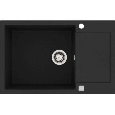 Lavabo Saturn 790 Køkkenvask, 78x50 Cm, Sort Lavabo Saturn 790 Køkkenvask, 78x50 Cm, Sort
