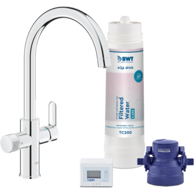 Grohe Pure Home Køkkenarmatur, Filtreret Vand, Krom Grohe Pure Home Køkkenarmatur, Filtreret Vand, Krom