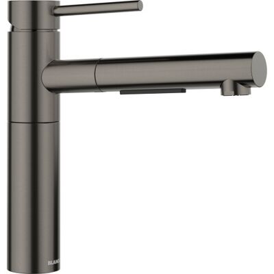 Blanco ALTA-S II Køkkenarmatur Rustfrit Stål Satin Dark Steel - Høj, Udtagelig, 140° Rotation Blanco ALTA-S II Køkkenarmatur Rustfrit Stål Satin Dark Steel - Høj, Udtagelig, 140° Rotation