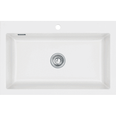 Lavabo Mera 80 Køkkenvask, 80x51 Cm, Mat Hvid Lavabo Mera 80 Køkkenvask, 80x51 Cm, Mat Hvid