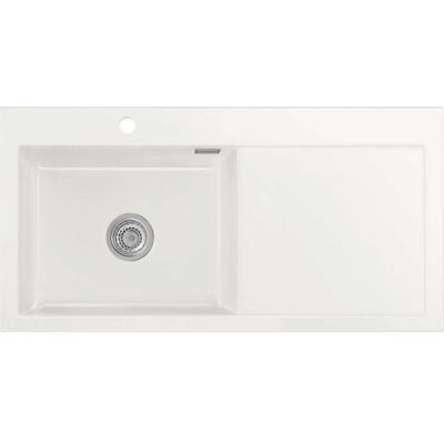 Lavabo Mera 100 Sl Køkkenvask, 100x51 Cm, Hvid Lavabo Mera 100 Sl Køkkenvask, 100x51 Cm, Hvid