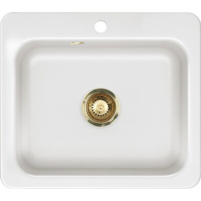 Lavabo Juna 57 Køkkenvask, 57,5x51 Cm, Hvid Lavabo Juna 57 Køkkenvask, 57,5x51 Cm, Hvid