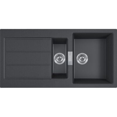 Franke Tecktonite S2d 651-100 Køkkenvask, 100x50 Cm, Sort Franke Tecktonite S2d 651-100 Køkkenvask, 100x50 Cm, Sort