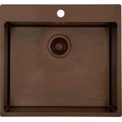Lavabo Kubus 540 Soft Køkkenvask, 54x50 Cm, Bruneret Messing Lavabo Kubus 540 Soft Køkkenvask, 54x50 Cm, Bruneret Messing
