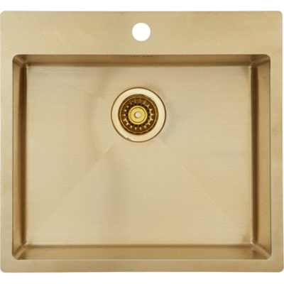 Lavabo Kubus 540 Soft Køkkenvask, 54x50 Cm, Messing Lavabo Kubus 540 Soft Køkkenvask, 54x50 Cm, Messing