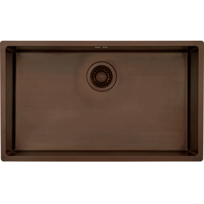 Lavabo Kubus 700 Soft Køkkenvask, 74x44 Cm, Bruneret Messing Lavabo Kubus 700 Soft Køkkenvask, 74x44 Cm, Bruneret Messing