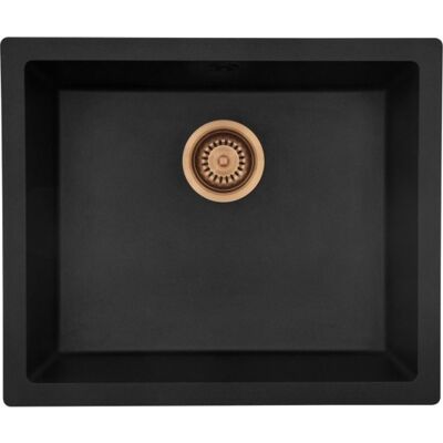 Lavabo Jupiter 600 Køkkenvask, 55,6x46,6 Cm, Sort Lavabo Jupiter 600 Køkkenvask, 55,6x46,6 Cm, Sort