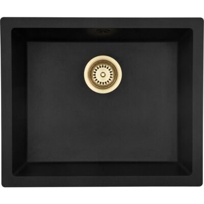 Lavabo Jupiter 600 Køkkenvask, 55,6x46,6 Cm, Sort Lavabo Jupiter 600 Køkkenvask, 55,6x46,6 Cm, Sort