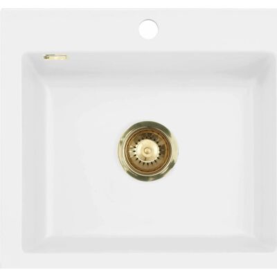Lavabo Mera 57 Køkkenvask, 57,5x51 Cm, Mat Hvid Lavabo Mera 57 Køkkenvask, 57,5x51 Cm, Mat Hvid