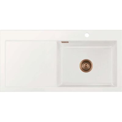 Lavabo Mera 100 Sl Køkkenvask, 100x51 Cm, Hvid Lavabo Mera 100 Sl Køkkenvask, 100x51 Cm, Hvid