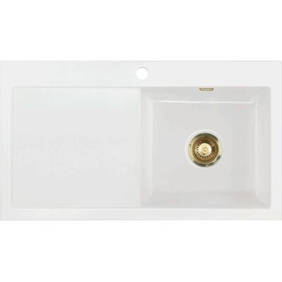 Lavabo Mera 90 Køkkenvask, 90x51 Cm, Hvid Lavabo Mera 90 Køkkenvask, 90x51 Cm, Hvid